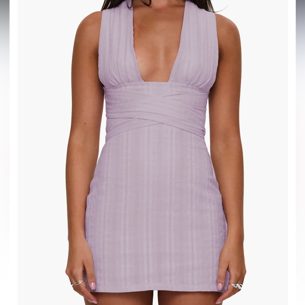 Princess Polly Alsace Plunge Mini Dress